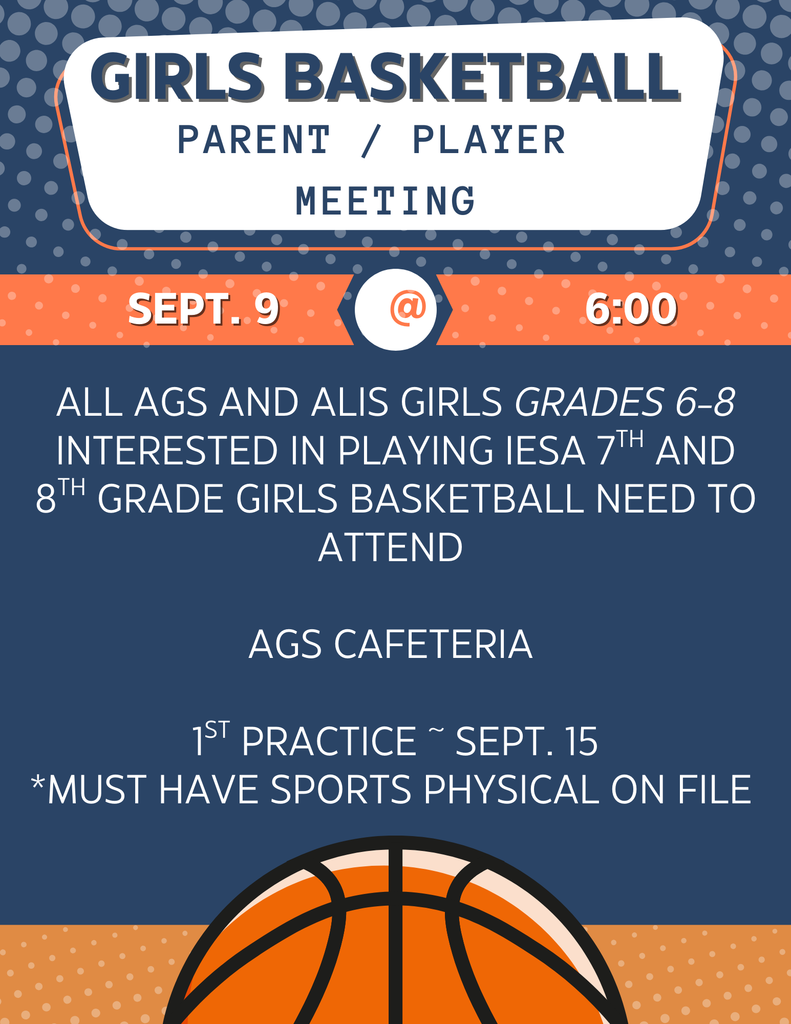 AGS Girls Basketball Player / Parent Meeting 