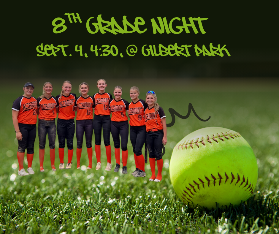8th Grade Softball Night 