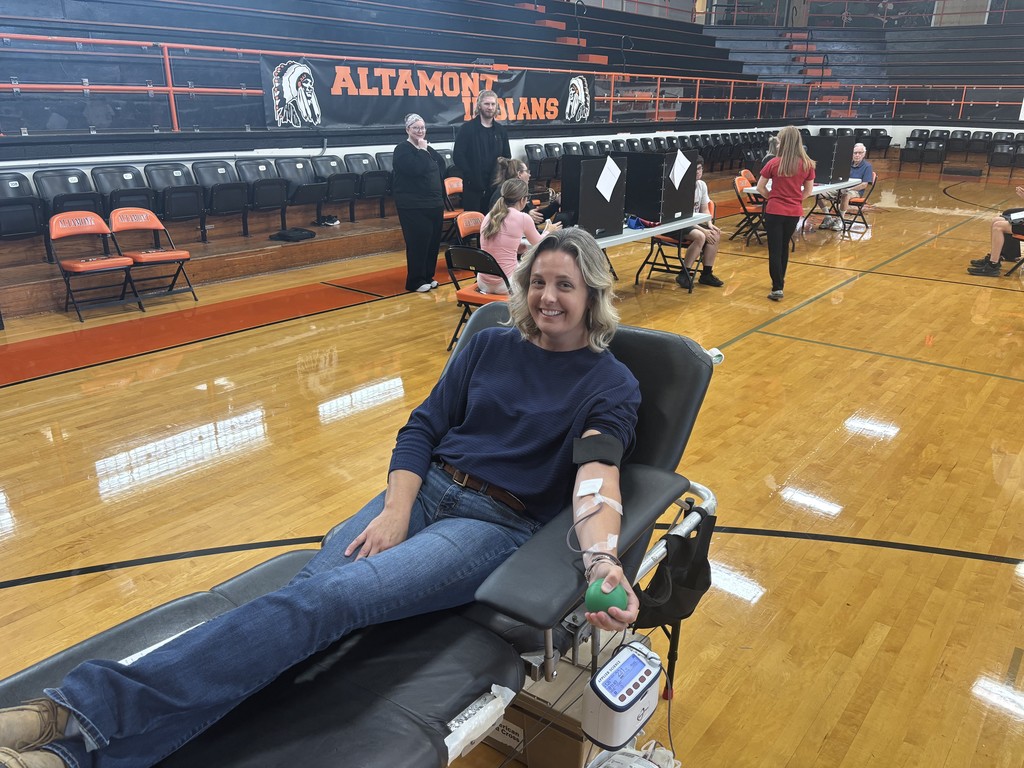 Nikki takes time to donate blood!
