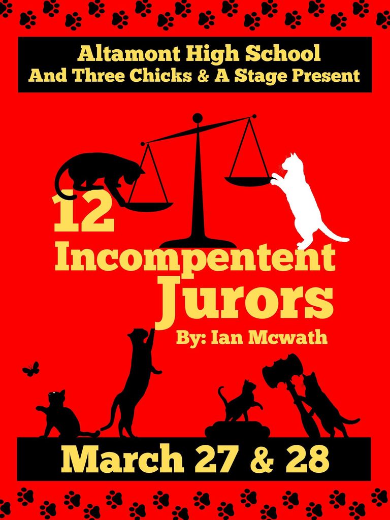 12 Incompetent Jurors poster
