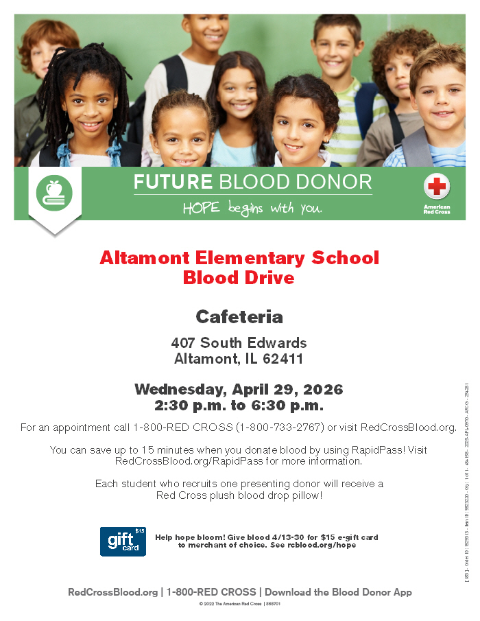 Blood Drive 04/29/26