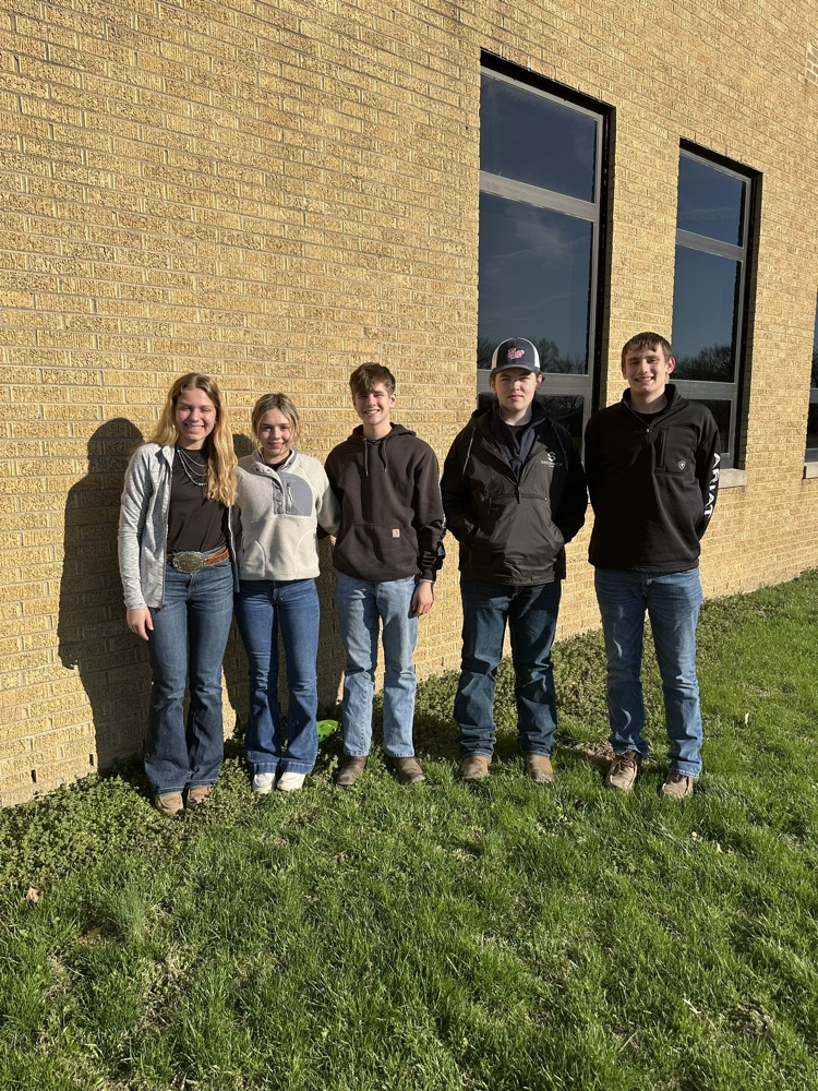 L to R: Jillian T, Haydyn B, Landon S, Olliver S, Nate L