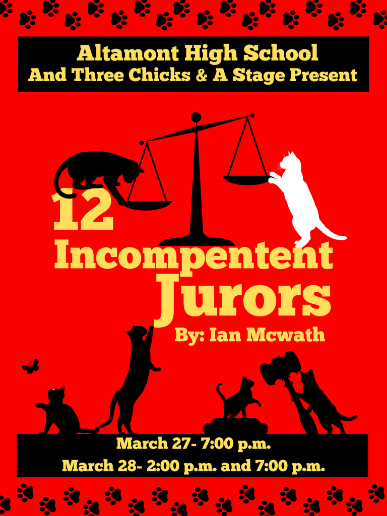 12 Incompetent Jurors poster