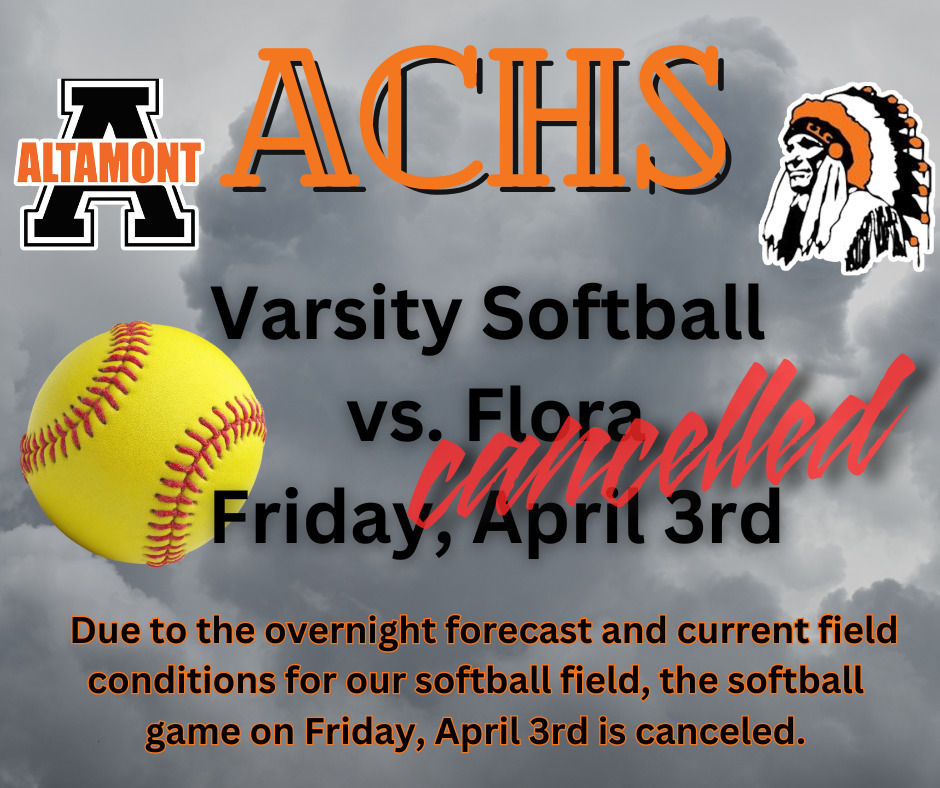 ACHS Softball canceled