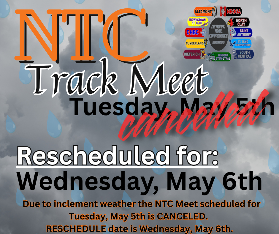 NTC Track meet canceled