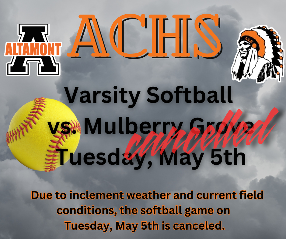 Softball canceled