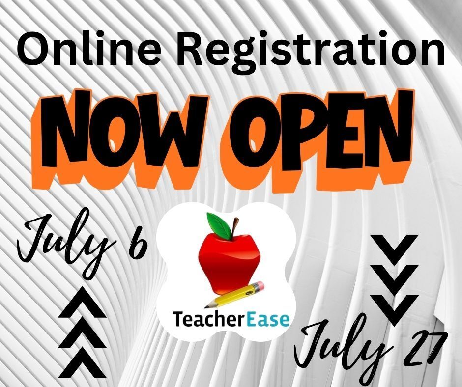 Online Registration Open Today