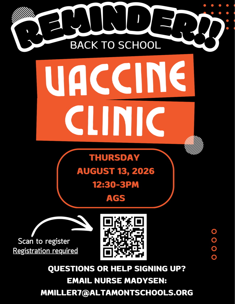 Vaccine Clinic Reminder