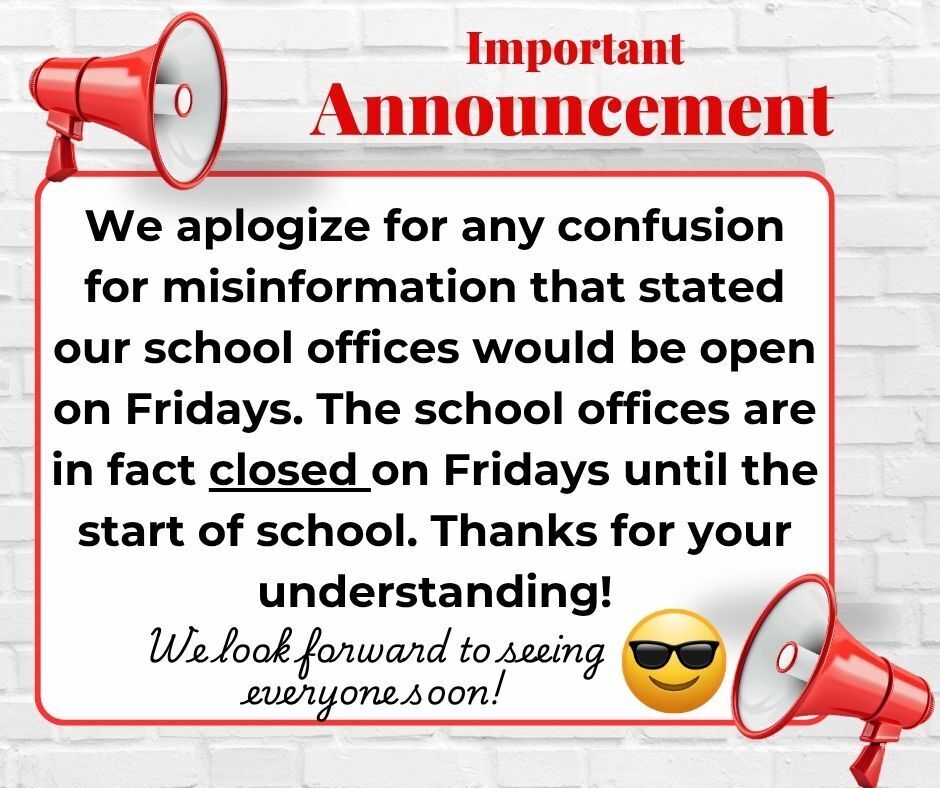 Important Announement