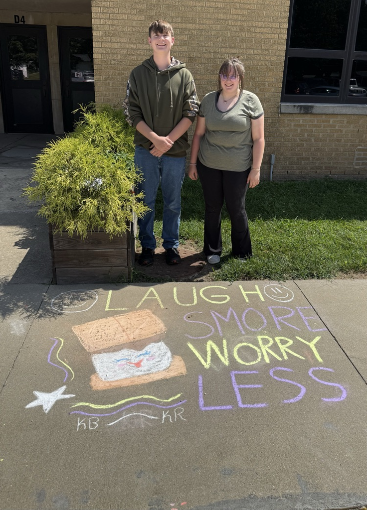 Sidewalk chalk food puns