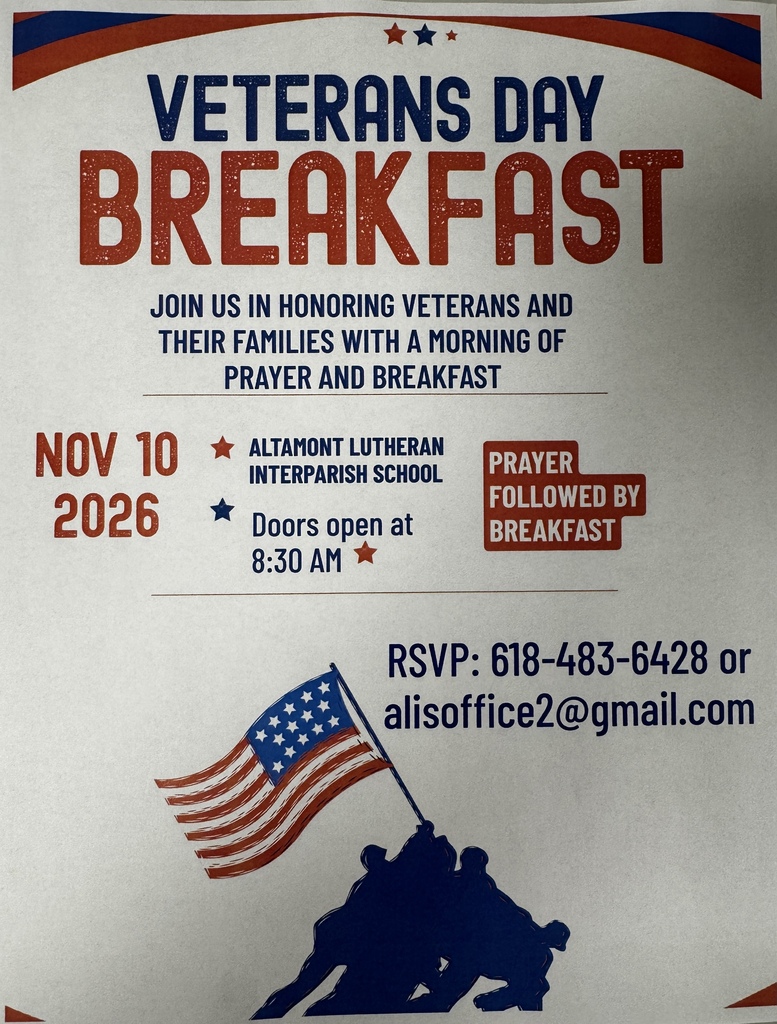Veteran's Day Breakfast - Led by 8th grade students at ALIS