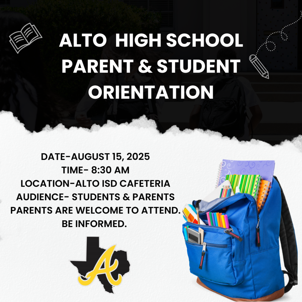 AHS Orientation, August 15, 8:30 AM