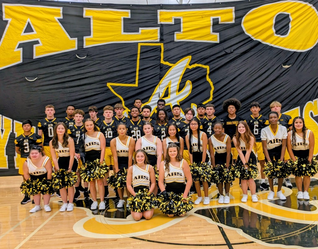 varsity football and cheer