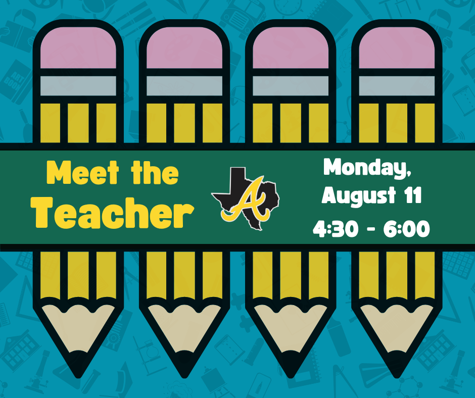 Meet the Teacher, August 11, 4:30 - 6:00