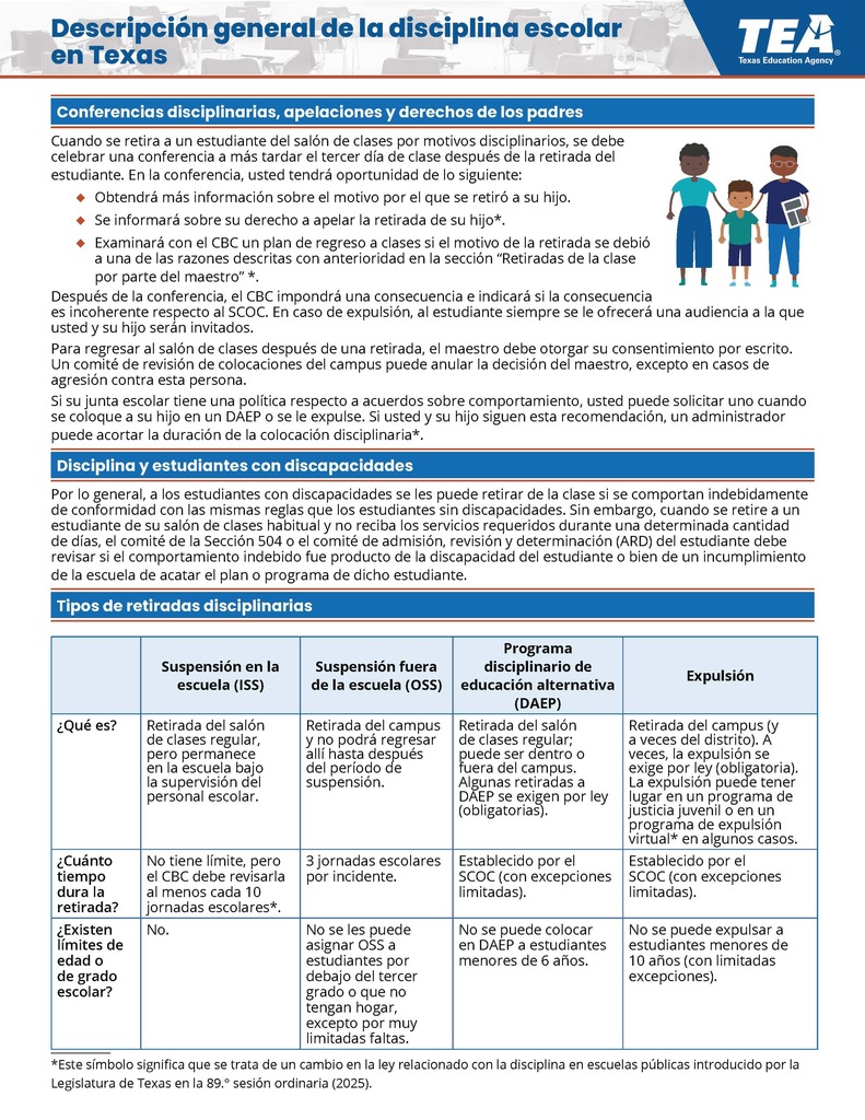 School Discipline in Texas
