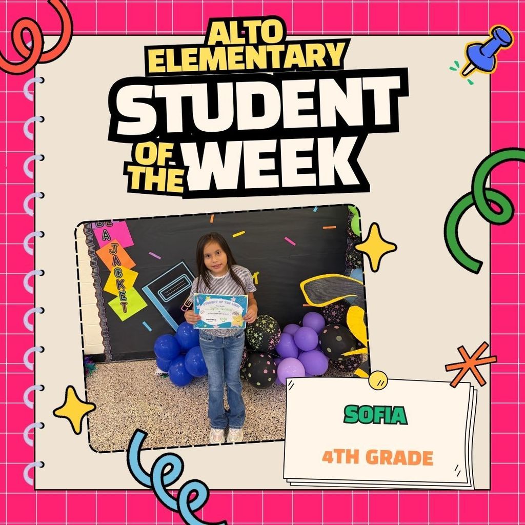 4th grade student of the week