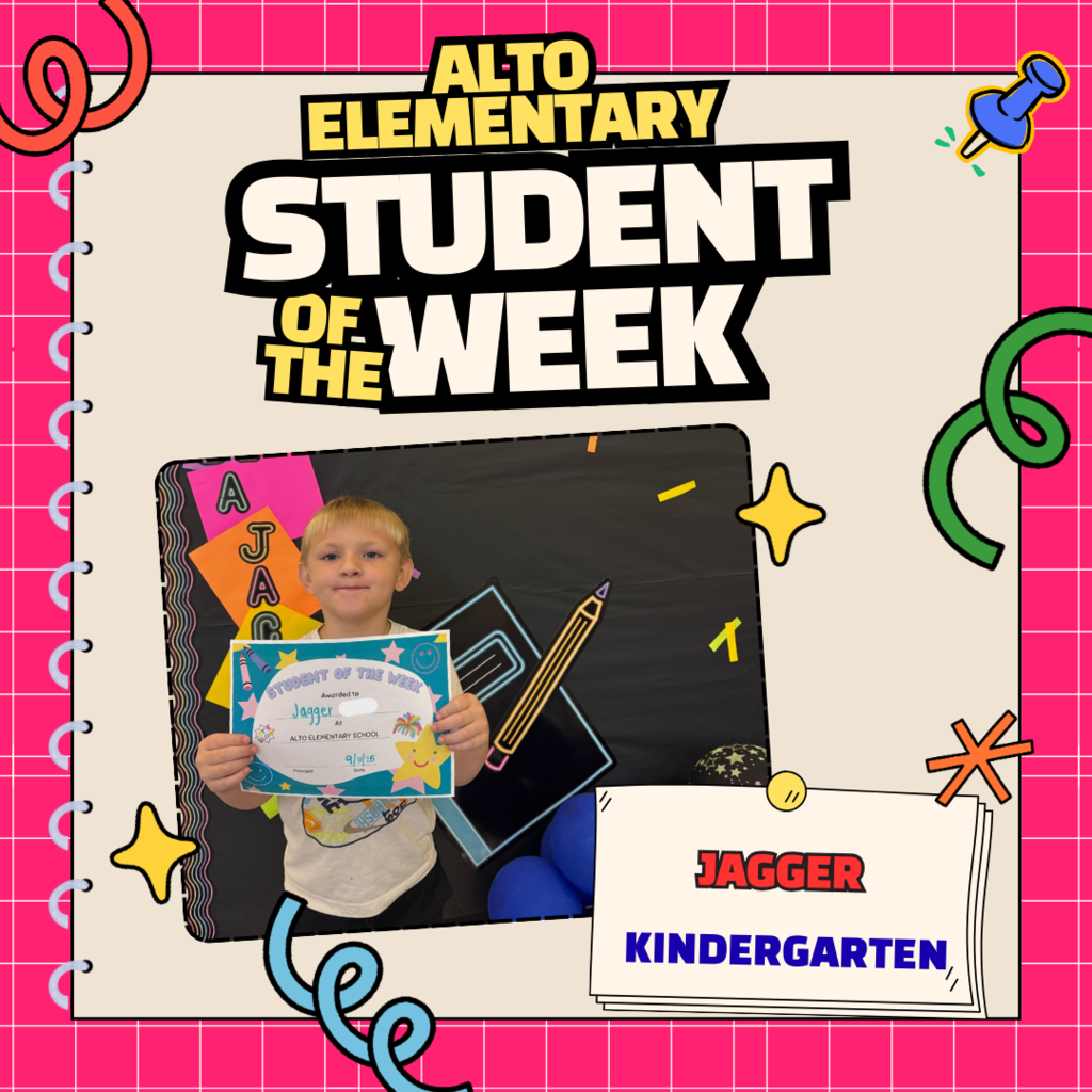 kindergarten student of the week