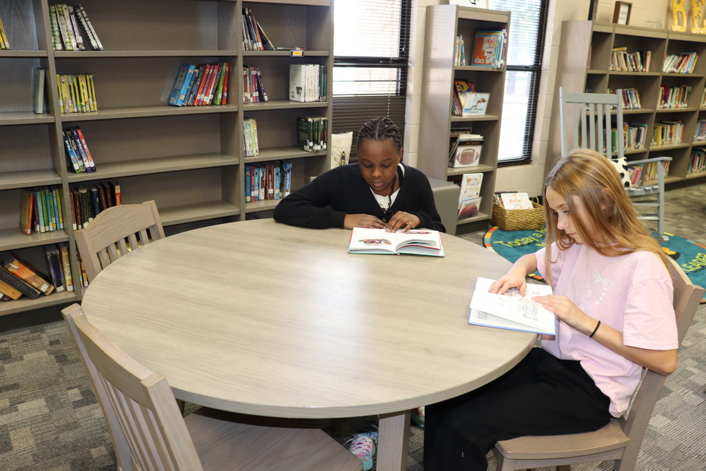 student reading