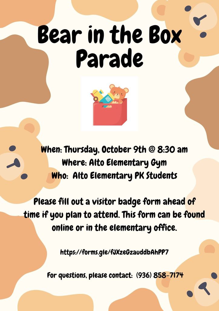 Bear in the Box Parade