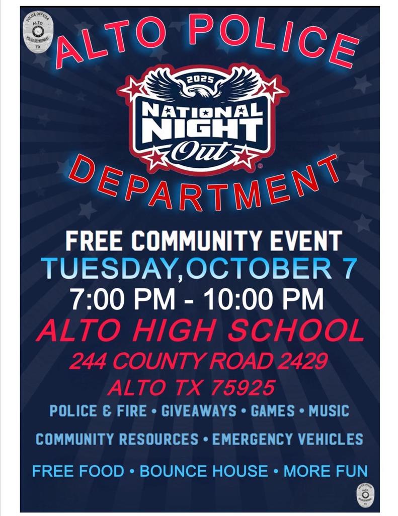 National Night Out October 7