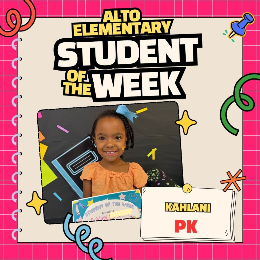 Pre-K Student of the Week