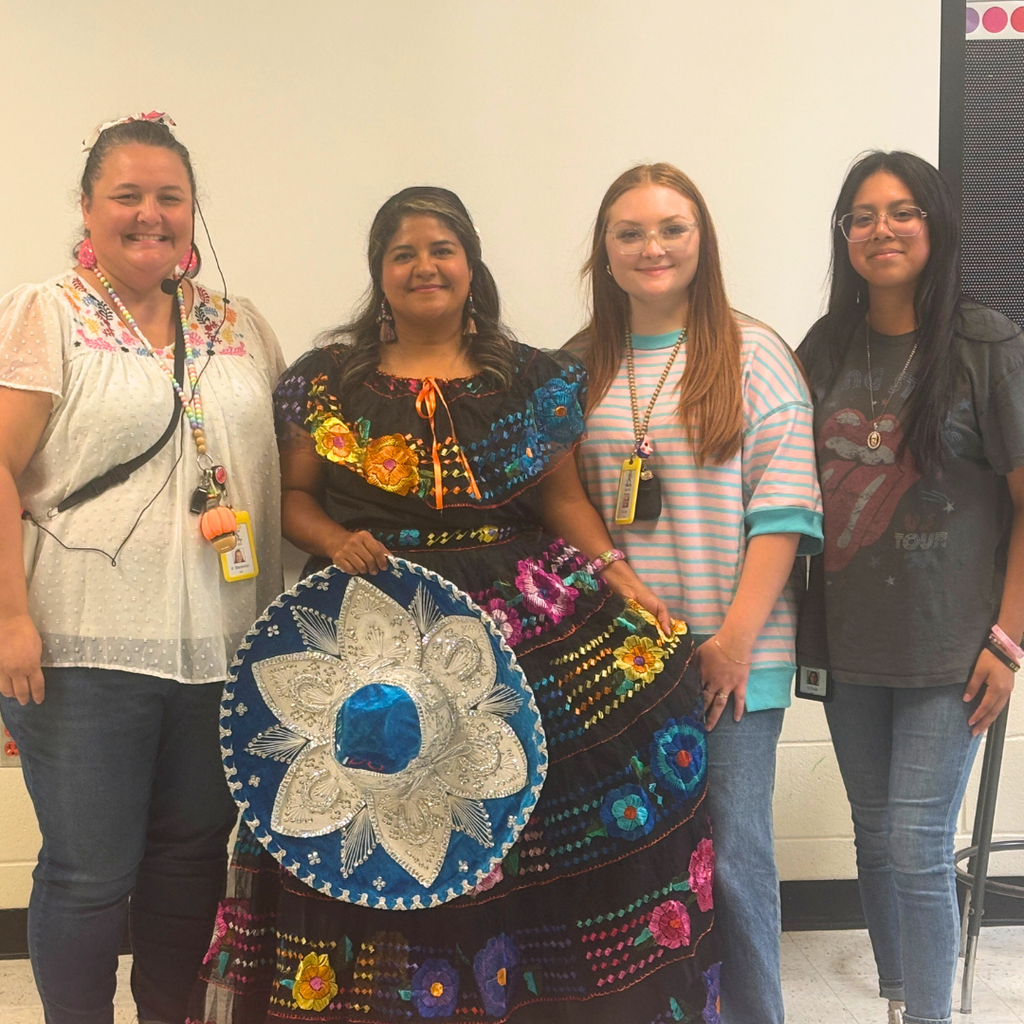 Teachers with presenter