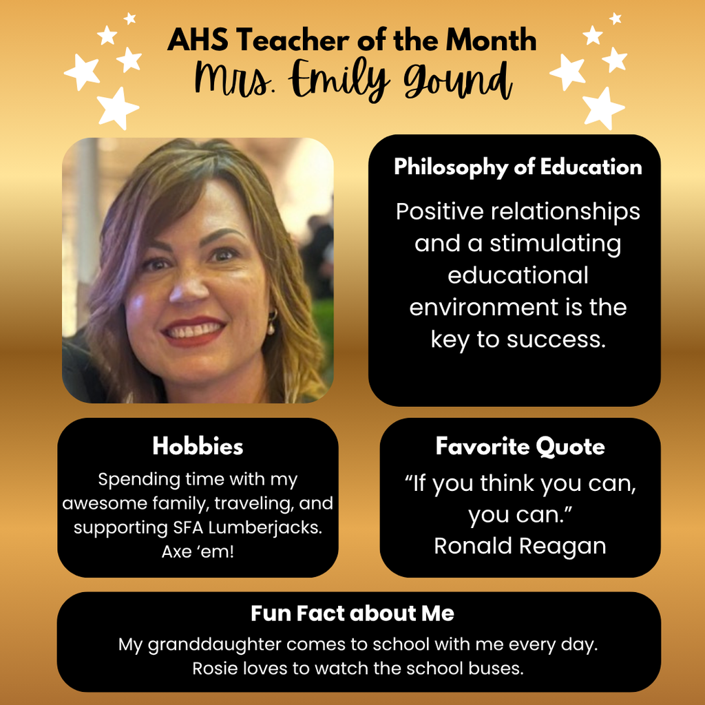 Teacher of the Month