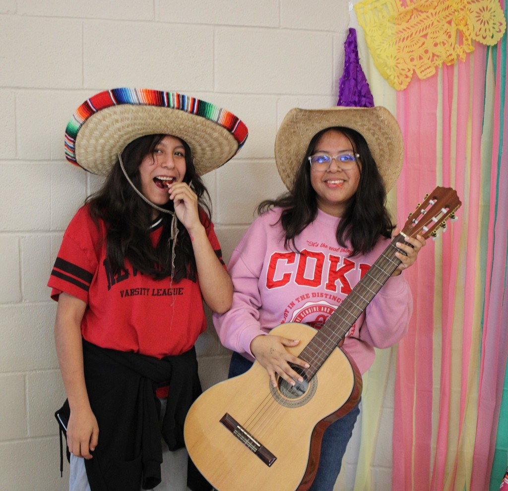 two girls celebrating hispanic heritage