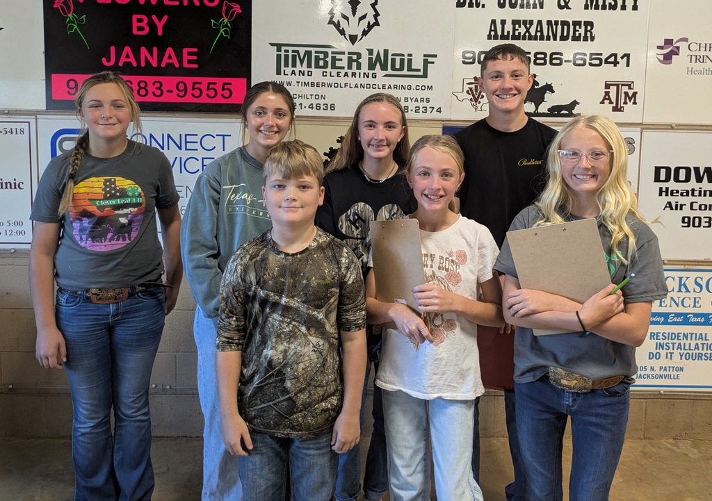 Hay judging students