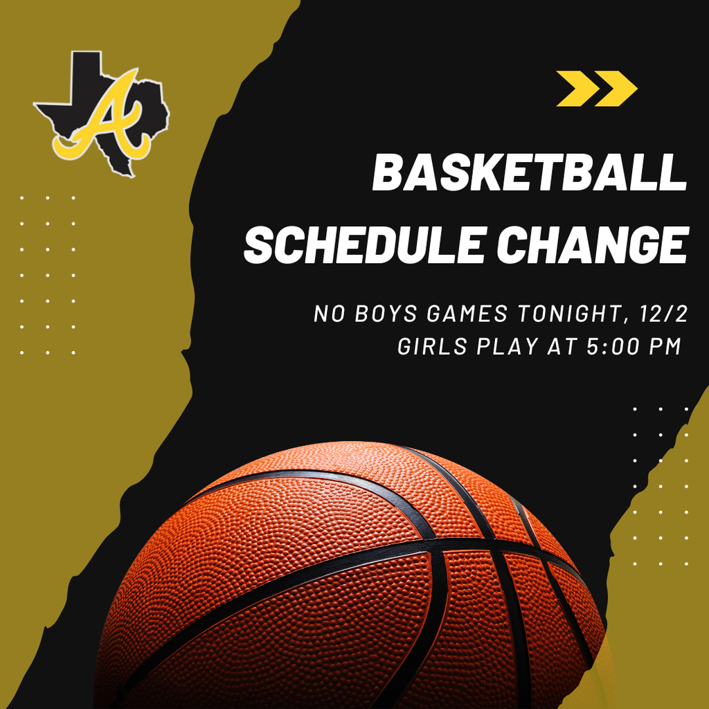 Basketball Schedule Change
