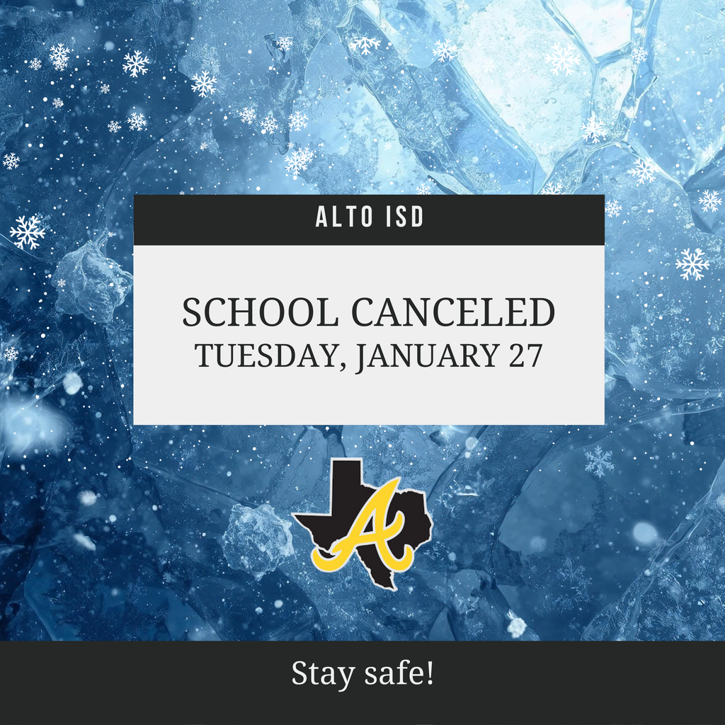 School canceled Tuesday, January 27
