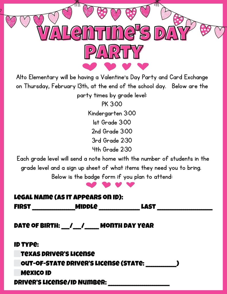 Valentine's Day Parties