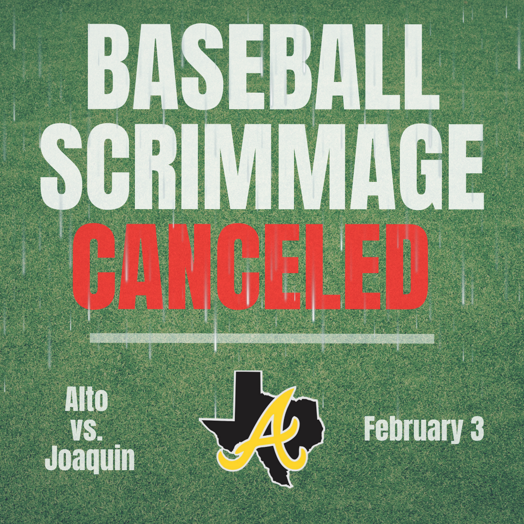 Baseball scrimmage canceled