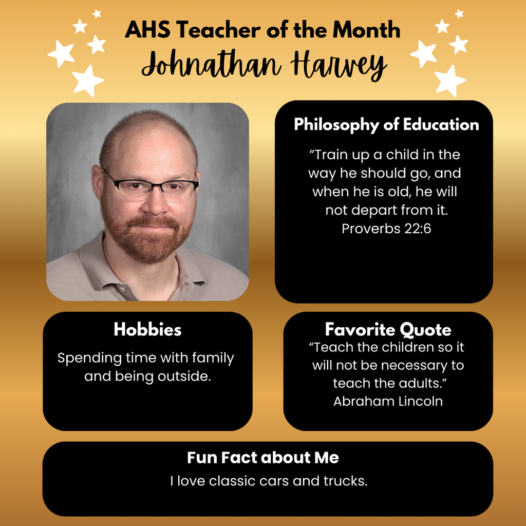 Teacher of the Month