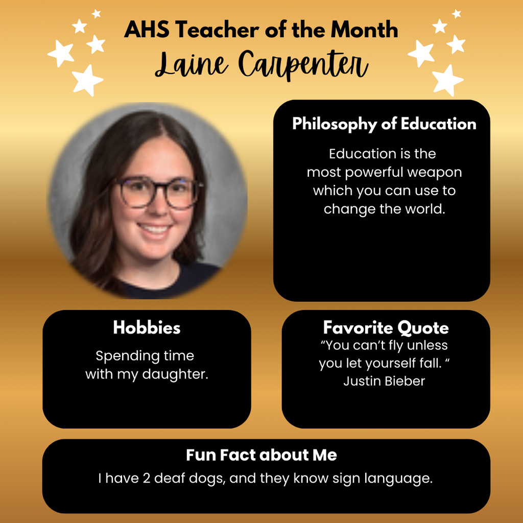 Teacher of the Month
