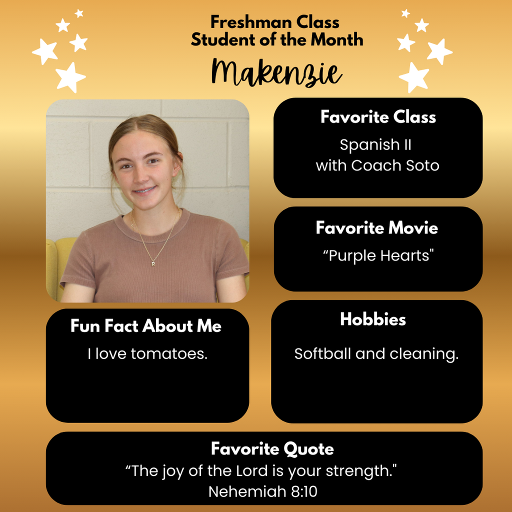 Student of the Month