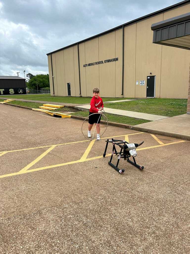 Roping practice