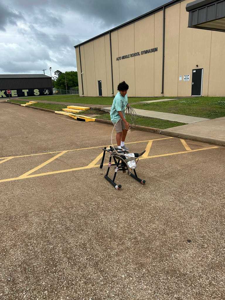 Roping practice
