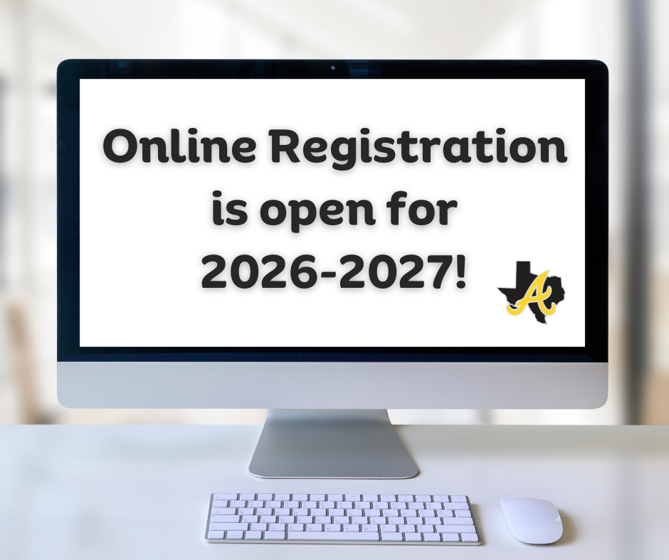Online registration is open for 2026-2027!