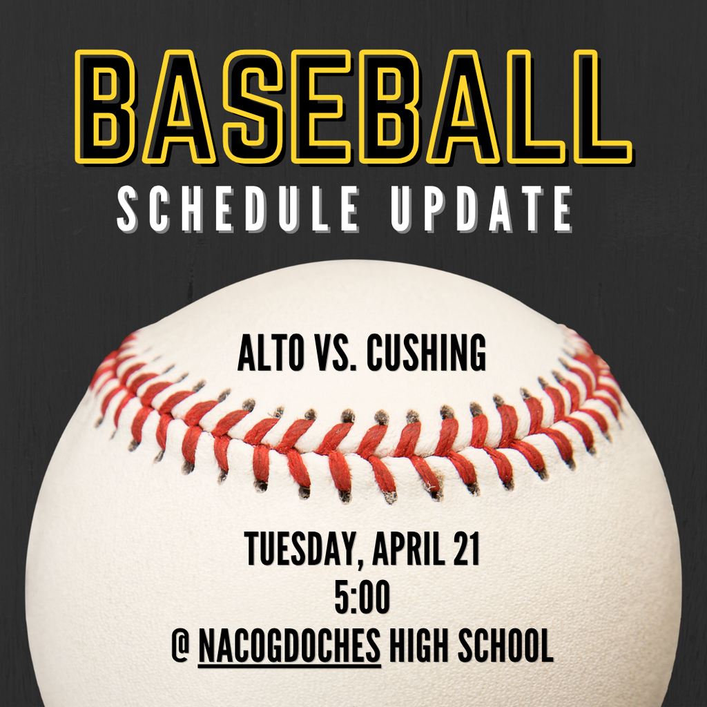 Baseball moved to Nacogdoches