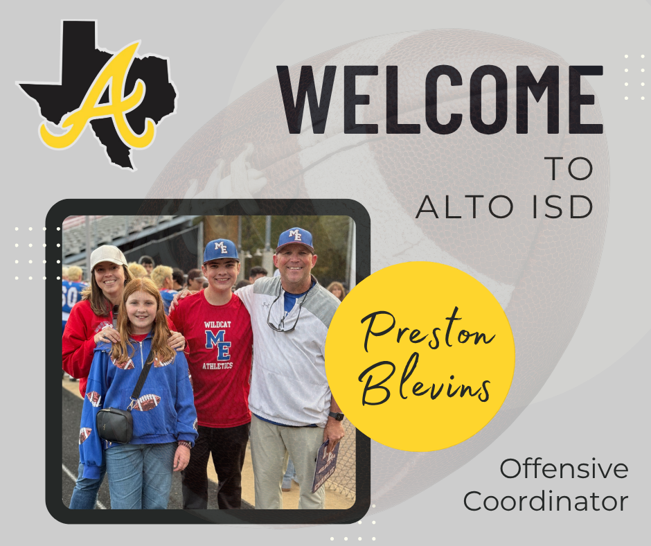 Coach Blevins and family