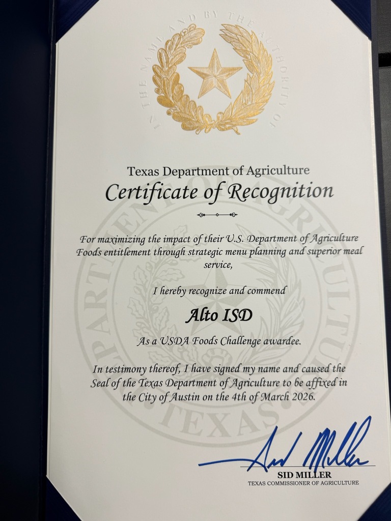 Certificate of Recognition