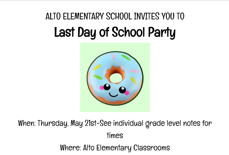 Last Day Parties May 21