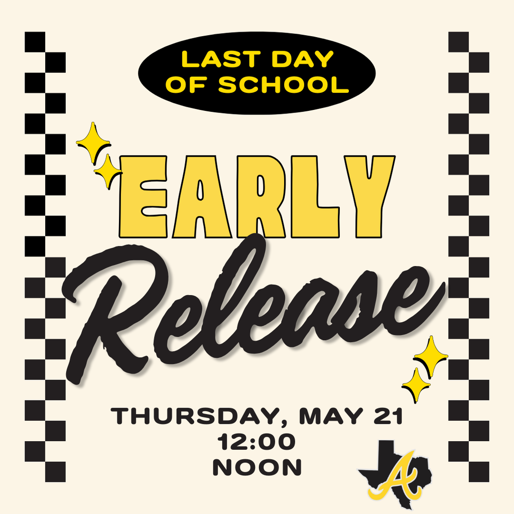 Early Release at Noon May 21