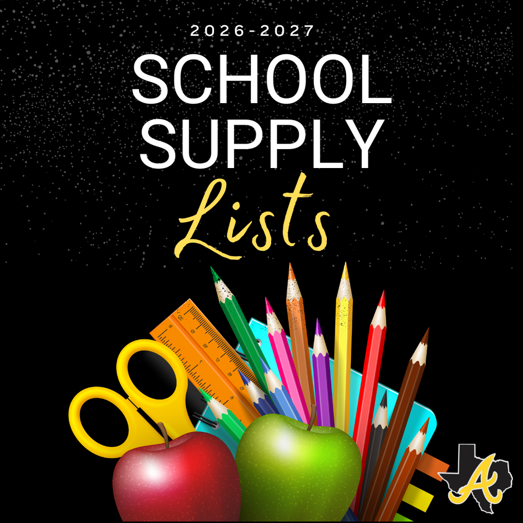 School Supply Lists 2026-2027