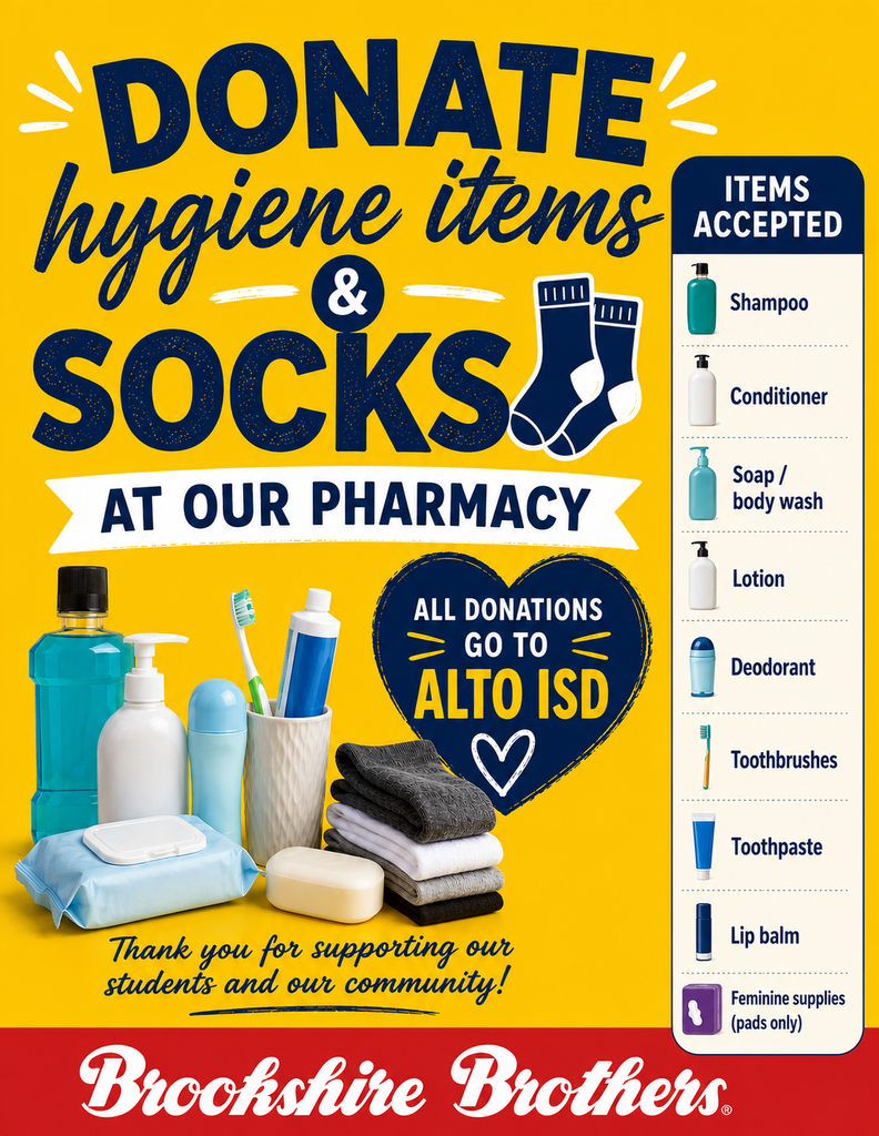 hygiene item drive