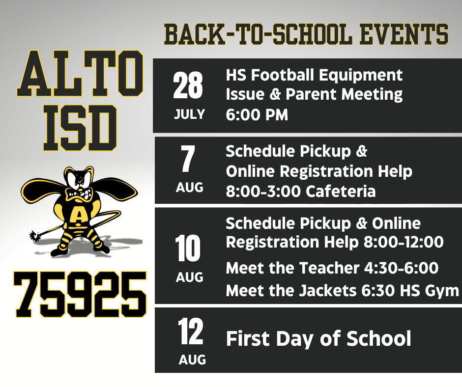 Back to School Events