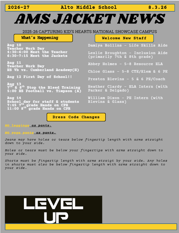 AMS Newsletter pg 1