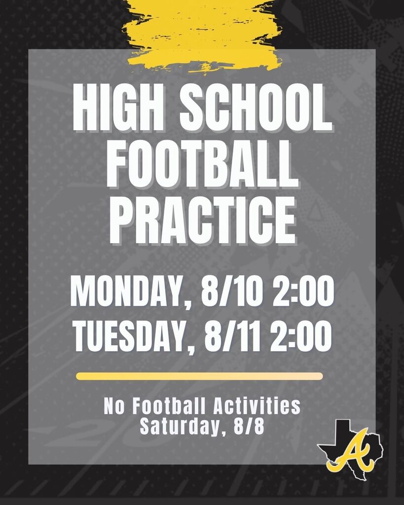 High school football practice