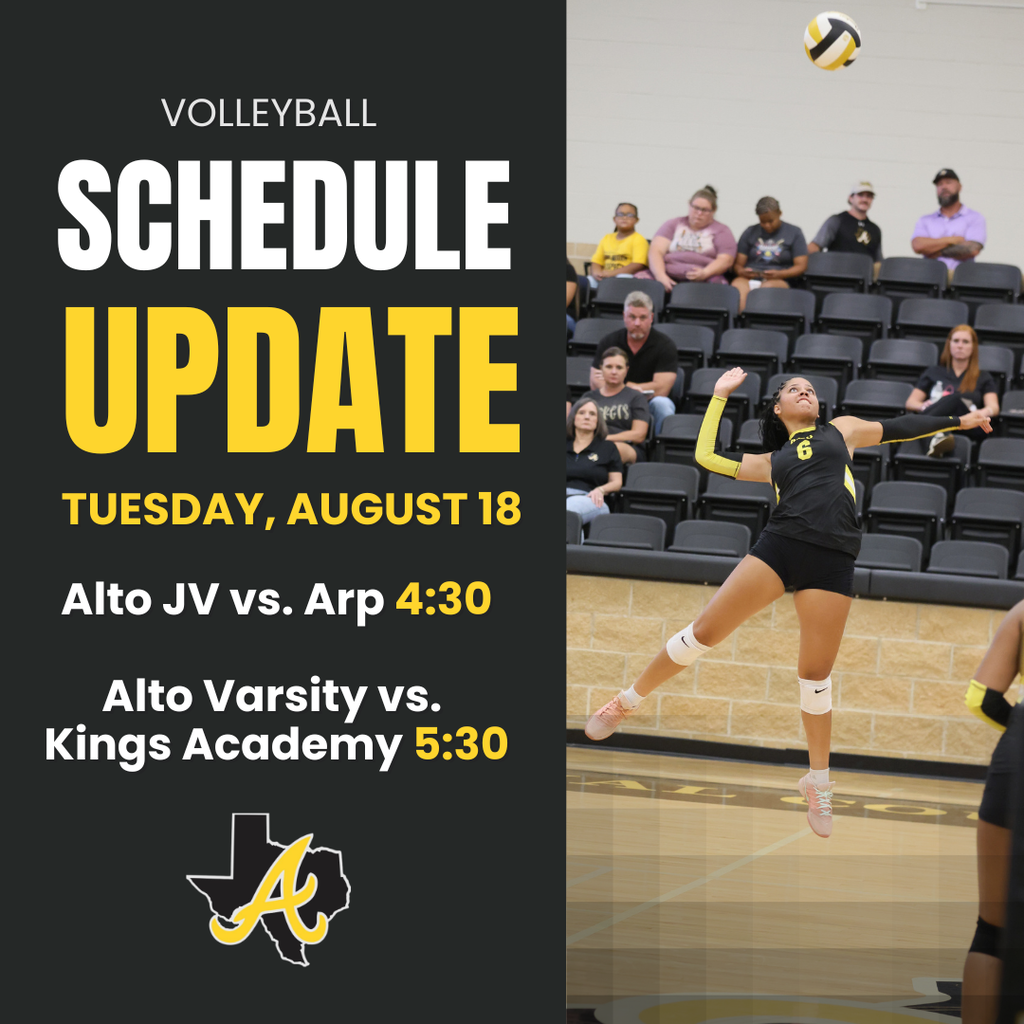 volleyball schedule update